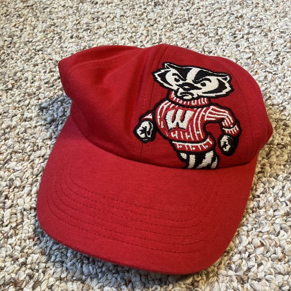 Captivating Headgear Womens Wisconsin Badgers Hat Baseball Cap Bucky Studded